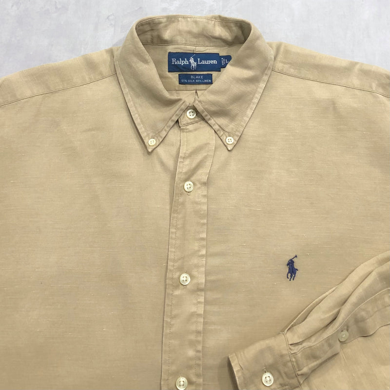 Polo Ralph Lauren Slik Linen Shirt (XL)