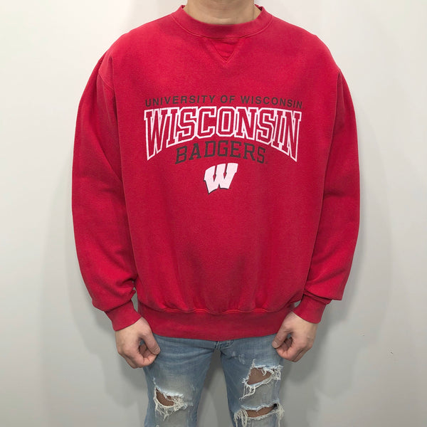Vintage Sweatshirt Wisconsin Uni Badgers (M/BIG/SHORT)