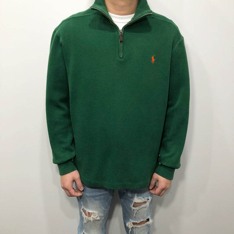 Green ralph 2025 lauren quarter zip