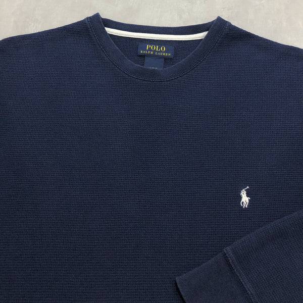 Polo Ralph Lauren Mini Waffle T-Shirt Long Sleeved (M)