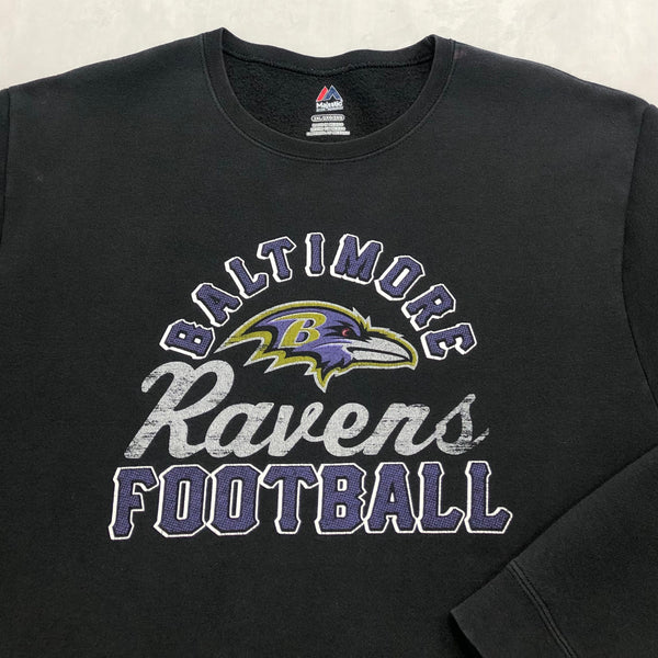 Majestic Sweatshirt NFL Baltimore Ravens (2XL/BIG-3XL)