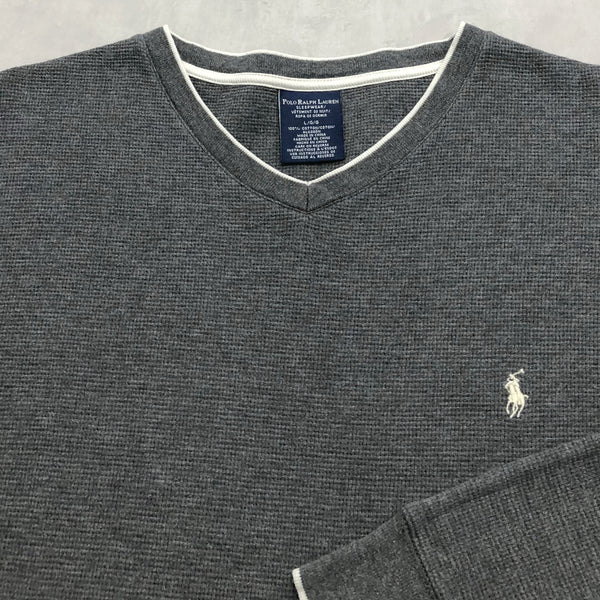 Polo Ralph Lauren Mini Waffle T-Shirt Long Sleeved (L)