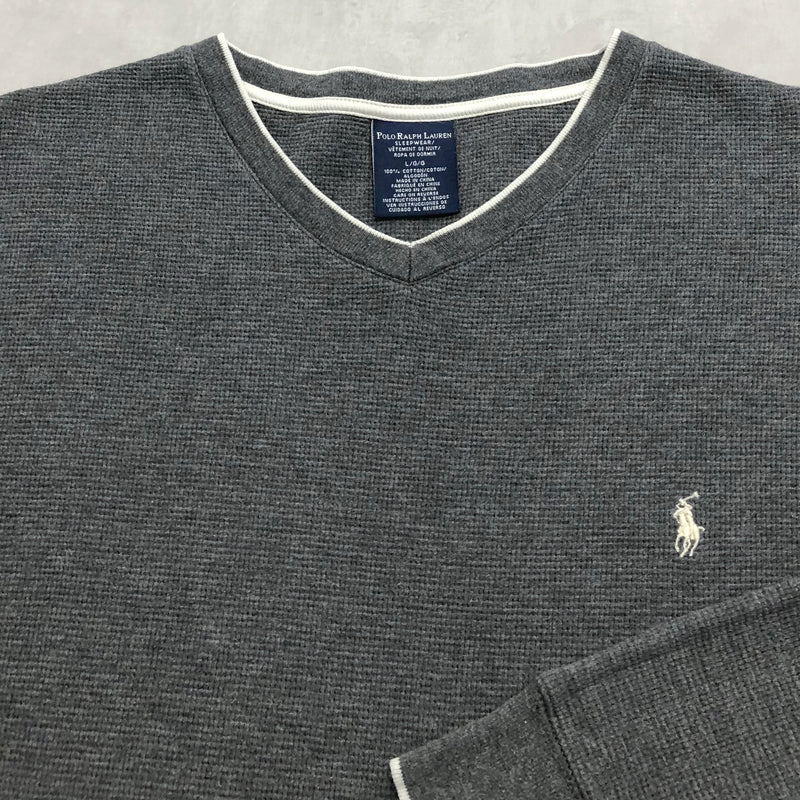 Polo Ralph Lauren Mini Waffle T-Shirt Long Sleeved (L)