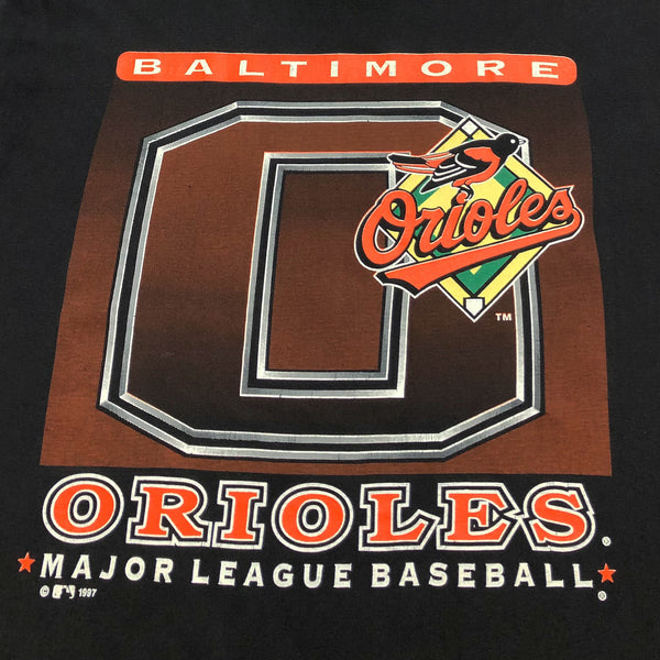 Vintage Logo 7 T-Shirt 1997 MLB Baltimore Orioles USA (L)