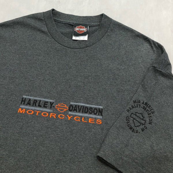 Harley Davidson T-Shirt Columbia Missouri (L-XL/TALL)