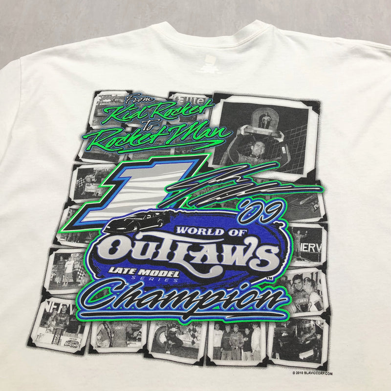 Hanes T-Shirt World of Outlaws Late Model Champion Josh Richards (2XL)