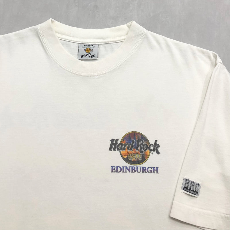 Hard Rock Cafe T-Shirt Edinburgh Scotland (L/BIG)