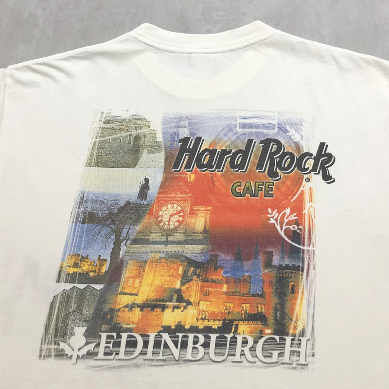 Hard Rock Cafe T-Shirt Edinburgh Scotland (L/BIG)