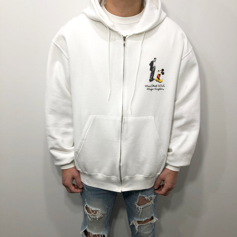 Disney Fleeced Hoodie Zip Mickey (L/BIG)