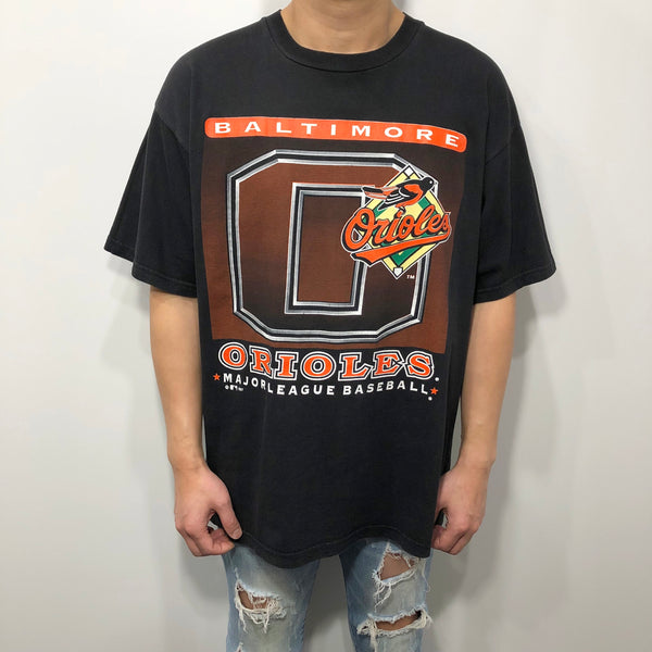 Vintage Logo 7 T-Shirt 1997 MLB Baltimore Orioles USA (L)
