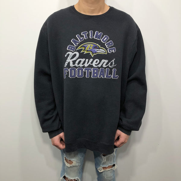 Majestic Sweatshirt NFL Baltimore Ravens (2XL/BIG-3XL)