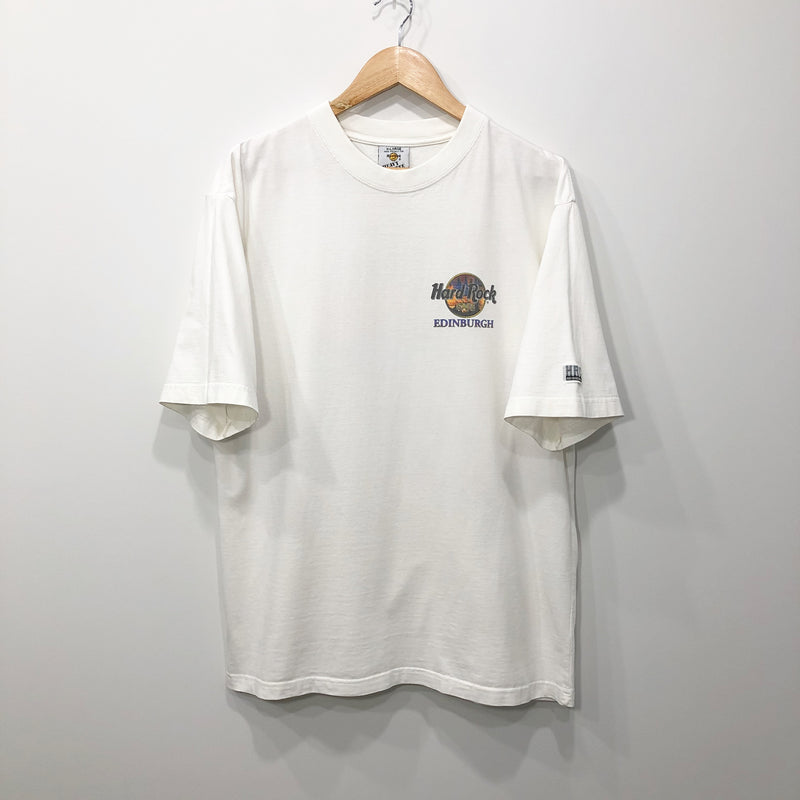 Hard Rock Cafe T-Shirt Edinburgh Scotland (L/BIG)