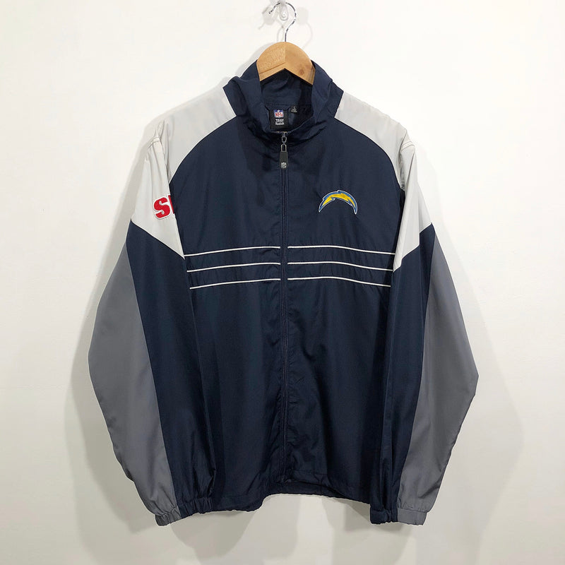 Reebok NFL Lightweight Jacket Los Angeles Chargers L VINTAGELANDNZ
