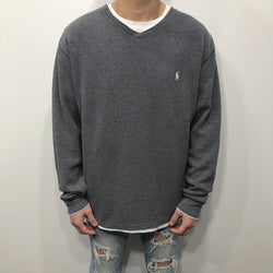 Polo Ralph Lauren Mini Waffle T-Shirt Long Sleeved (L)