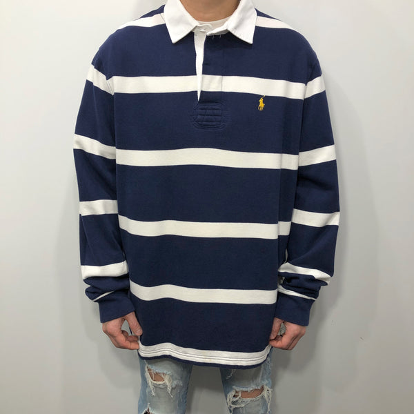 Polo Ralph Lauren Fleeced Rugby Polo (L)