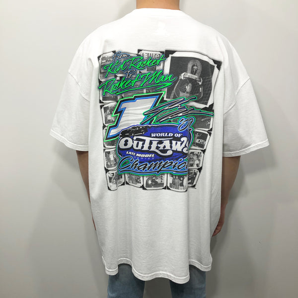 Hanes T-Shirt World of Outlaws Late Model Champion Josh Richards (2XL)