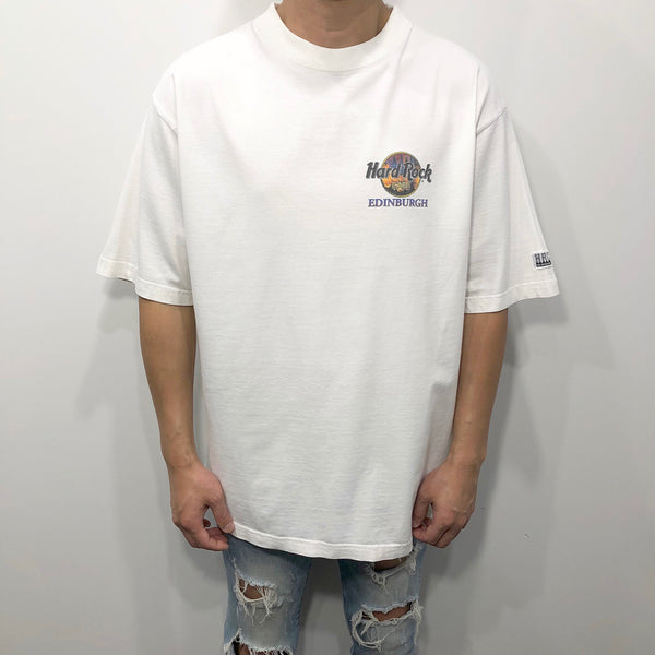 Hard Rock Cafe T-Shirt Edinburgh Scotland (L/BIG)