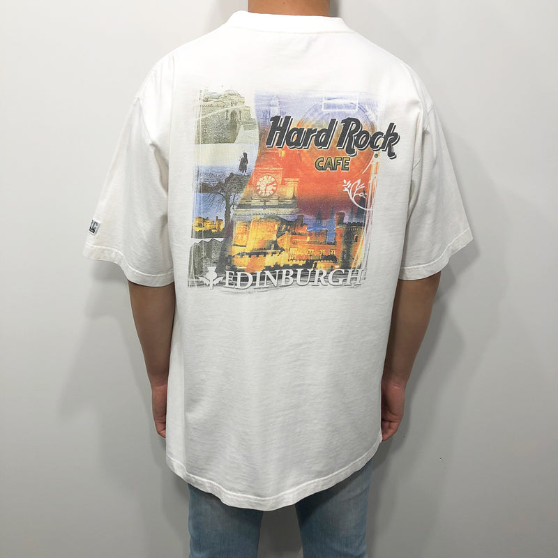 Hard Rock Cafe T-Shirt Edinburgh Scotland (L/BIG)