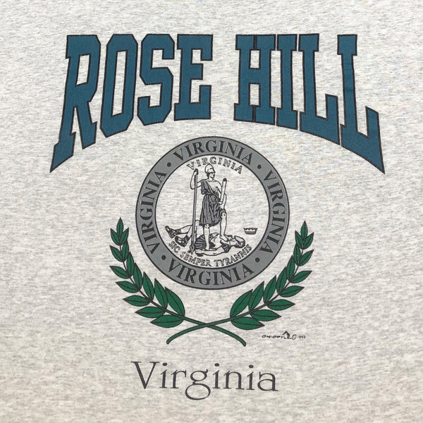 Vintage Hanes T-Shirt 1992 Rose Hill Virginia USA (XL)