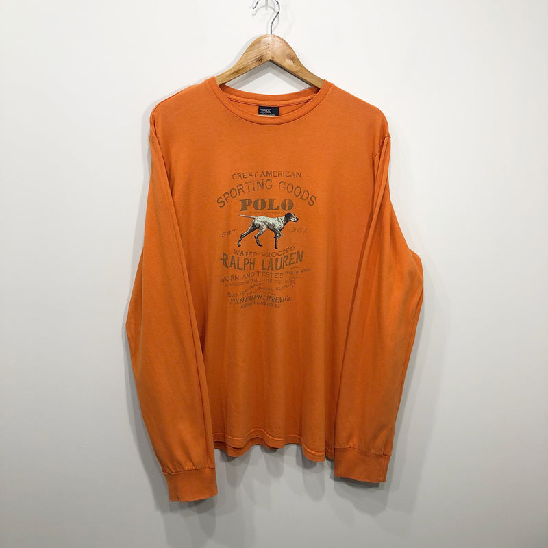 Vintage Polo Ralph Lauren T-Shirt Long Sleeved (XL)