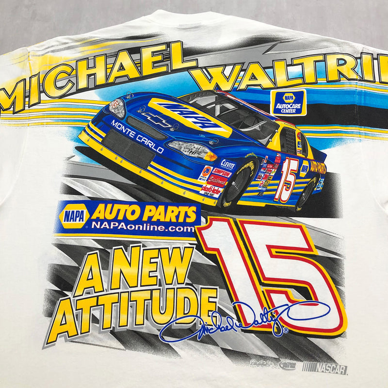 Chase Nascar T-Shirt NAPA #15 Michael Waltrip (3XL/BIG/TALL)