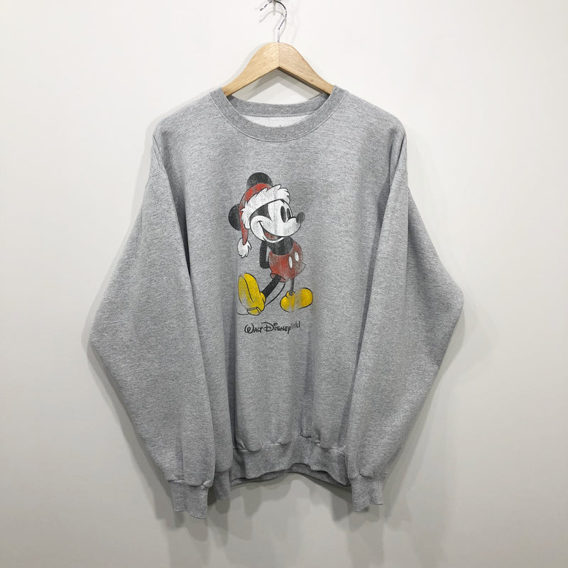 Disney Fleeced Sweatshirt Mickey (L)