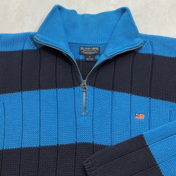 Polo Jeans Co Ralph Lauren Heavy Knit Quarter Zip (L/BIG)