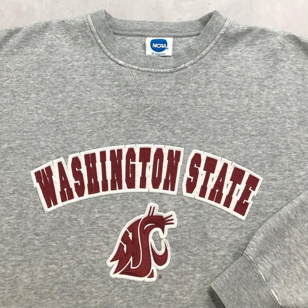 Vintage NCAA Sweatshirt Washington State Uni Cougars (2XL/BIG)