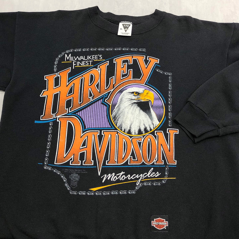 Vintage SSI Sweatshirt 1989 Harley Davidson Milwaukee USA (L)