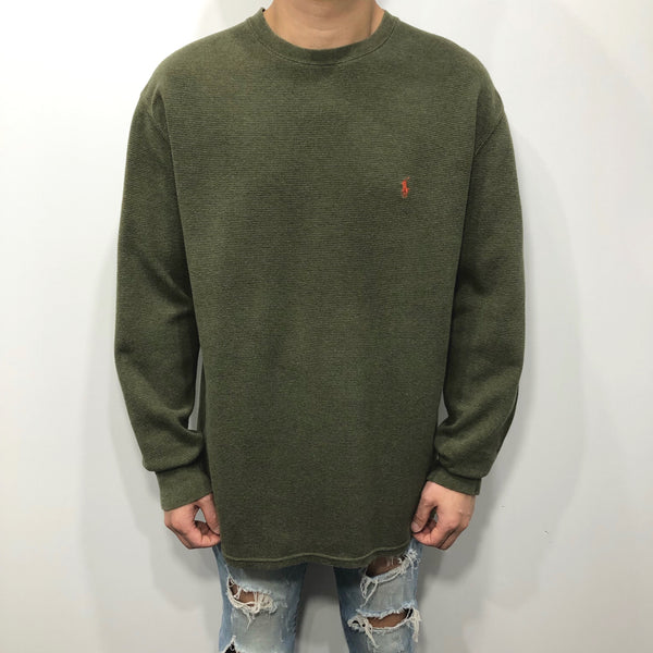 Polo Ralph Lauren Mini Waffle T-Shirt Long Sleeved (L)