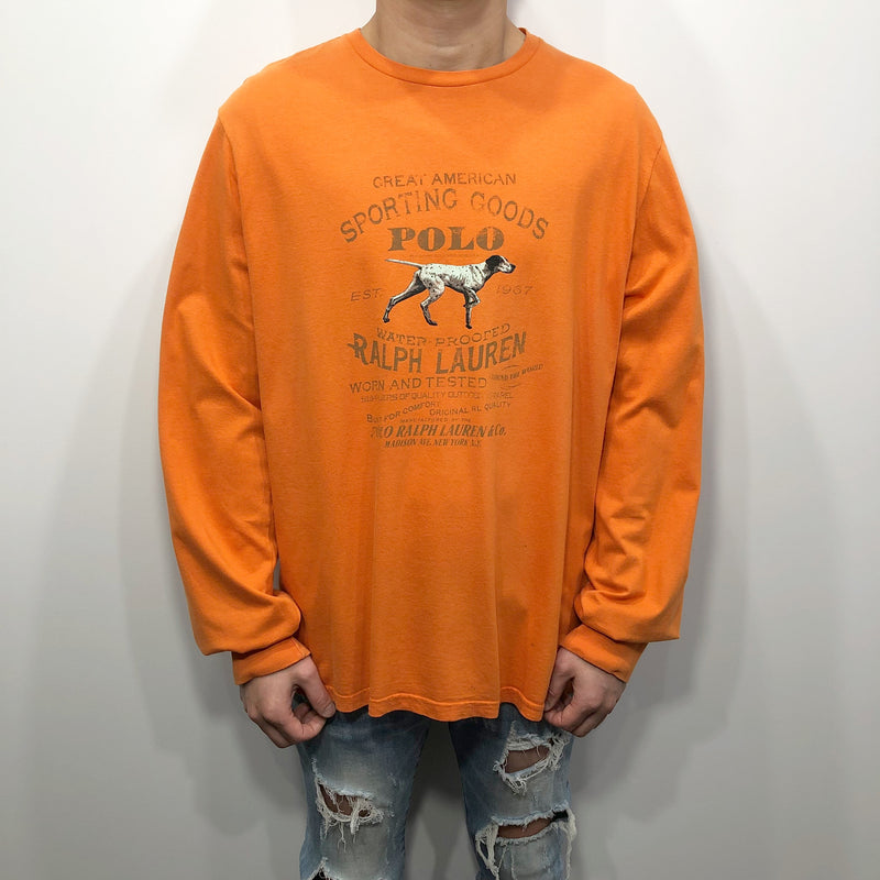 Vintage Polo Ralph Lauren T-Shirt Long Sleeved (XL)