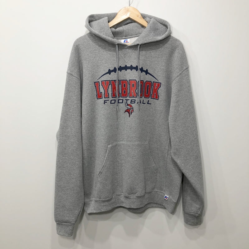 Russell Fleeced Hoodie Lynbrook School Football Vikings (L/TALL)