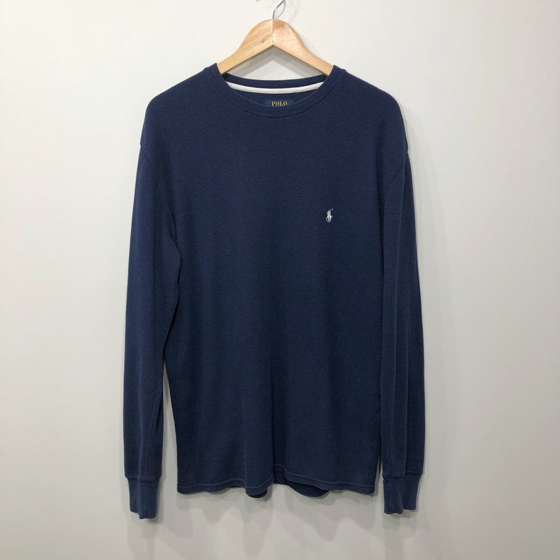 Polo Ralph Lauren Mini Waffle T-Shirt Long Sleeved (L)