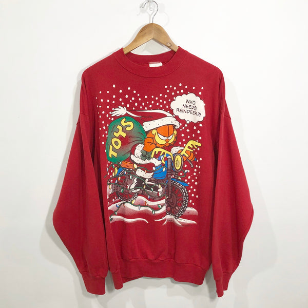 Vintage Sweatshirt Garfield Christmas (XL)
