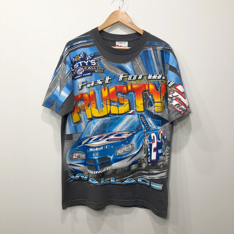 Chase Nascar T-Shirt Miller Lite #2 Rusty Wallace (L)