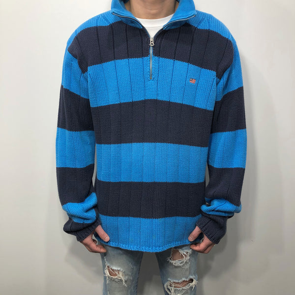 Polo Jeans Co Ralph Lauren Heavy Knit Quarter Zip (L/BIG)