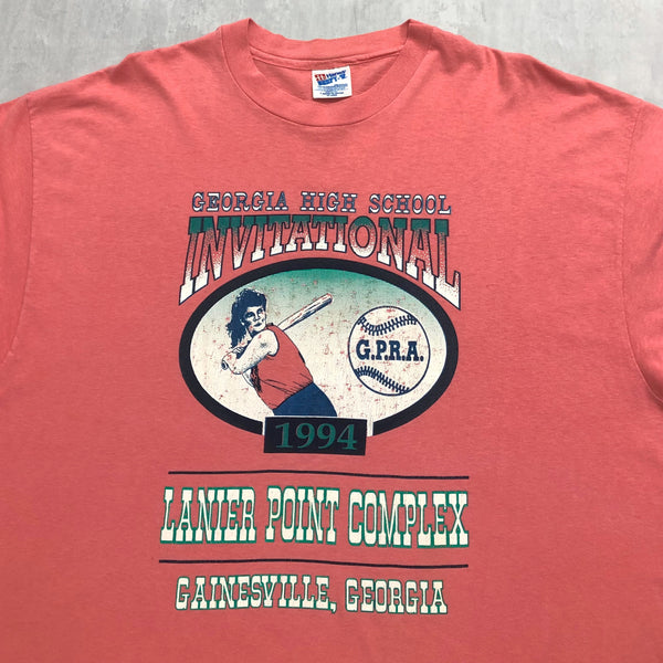 Vintage Hanes T-Shirt Georgia High Invitational USA (2XL/TALL)