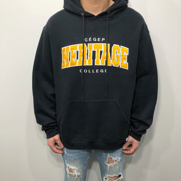 Russell Fleeced Hoodie Heritage College (M)