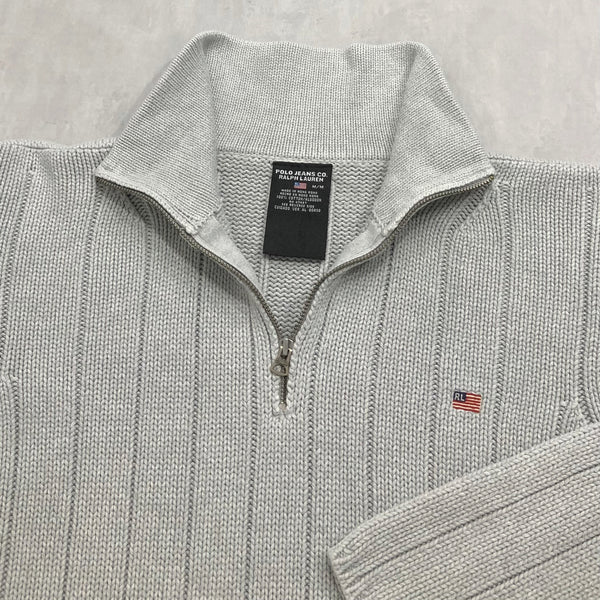 Polo Jeans Co Ralph Lauren Heavy Knit Quarter Zip (M/SHORT)