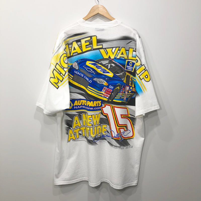 Chase Nascar T-Shirt NAPA #15 Michael Waltrip (3XL/BIG/TALL)