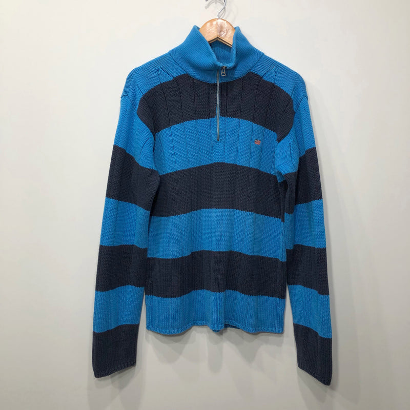 Polo Jeans Co Ralph Lauren Heavy Knit Quarter Zip (L/BIG)