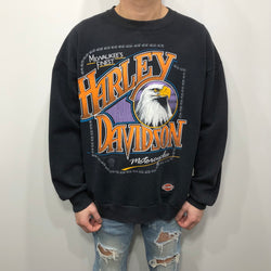 Vintage SSI Sweatshirt 1989 Harley Davidson Milwaukee USA (L)