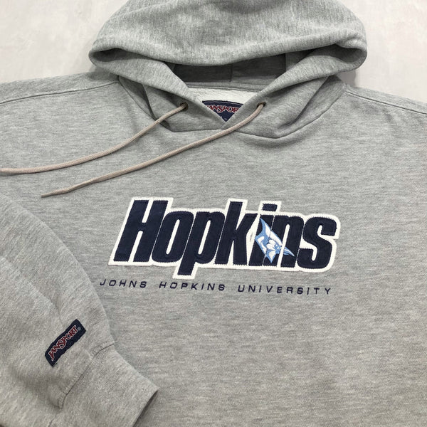 Vintage Jansport Hoodie Johns Hopkins Uni (L/SHORT)