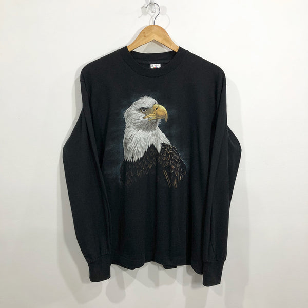 Vintage Fruit of the Loom T-Shirt Eagle USA (M)