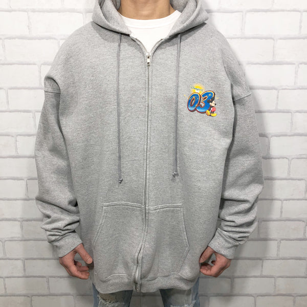 Disney Fleeced Hoodie Zip 2003 Disneyland Resort (XL)