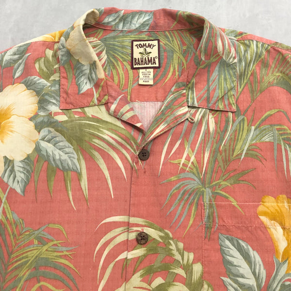 Vintage Tommy Bahama Hawaiian Shirt (L/BIG-XL)