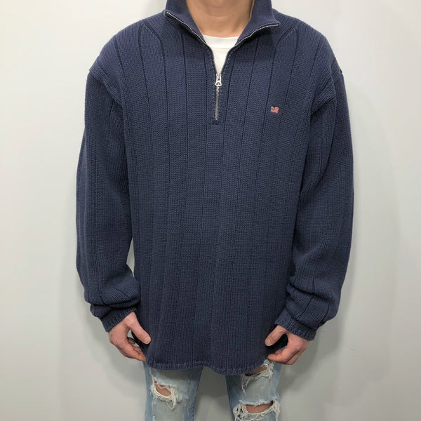 Polo Jeans Co Ralph Lauren Heavy Knit Quarter Zip (L)