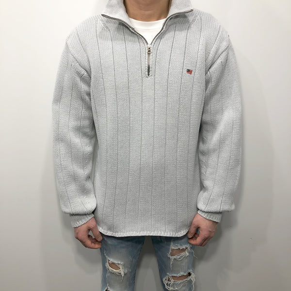 Polo Jeans Co Ralph Lauren Heavy Knit Quarter Zip (M/SHORT)