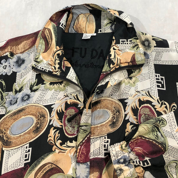 Vintage Fuda International Silk Jacket (XL)
