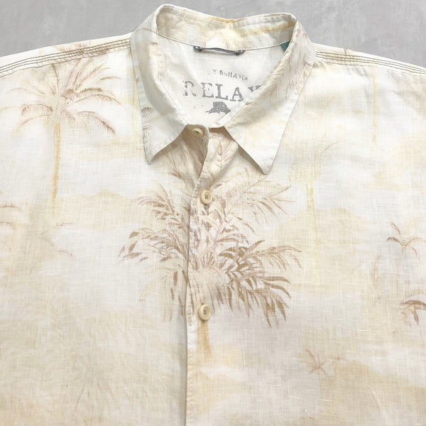 Tommy Bahama Hawaiian Linen Shirt (XL/BIG-2XL)